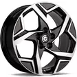 Whistle Black Front Polished 7x17 5/114,3 ET40 CB73.1 60° - Alumiinivanteet - 358274 - 1