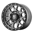 XD127 Matte Gray Black Ring 9x18 6/139,7 ET18 CB106,2 60° - Alumiinivanteet - 240074 - 1