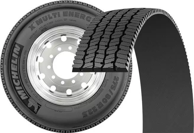 315/70R22,5 154/150L Michelin X MULTI ENERGY D M+S 3PMSF DRIVE ERÄ DOT: 2022 - Kuorma-auton renkaat - 352024 - 1