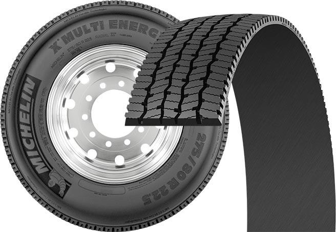315/80R22,5 156/150L Michelin X MULTI ENERGY D 20PR M+S 3PMSF DRIVE DOT: 2024 - Kuorma-auton renkaat - 288064 - 1