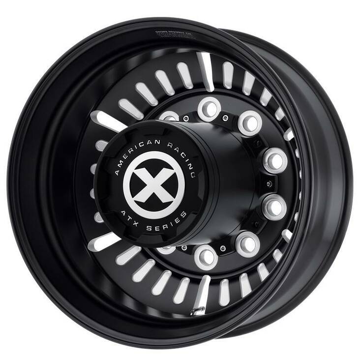 AO403 Satin Black Milled - Rear 8,25x5 10/285,75 ET-168 CB220,1 60° - Alumiinivanteet - 277384 - 1