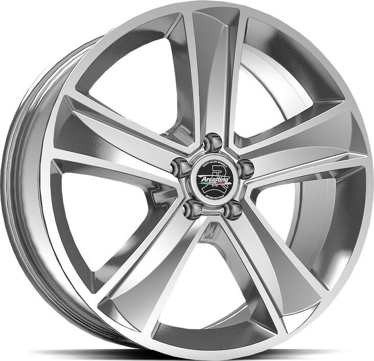 ARCASTING Mammut Chrome Silver 8x18 6/130 ET50 CB84,1 POISTO 60° - Alumiinivanteet - 272044 - 1