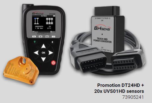 BH Sens DT24HD promo pack inlc 20pcs UVS01HD sensor - Rengaspaineanturit - 336774 - 1