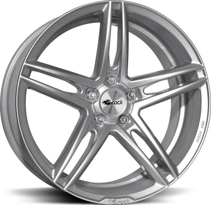 BROCK B33 Crystal Silv 8,5x18 5/114,3 ET45 CB72.6 60° - Alumiinivanteet - 249144 - 1