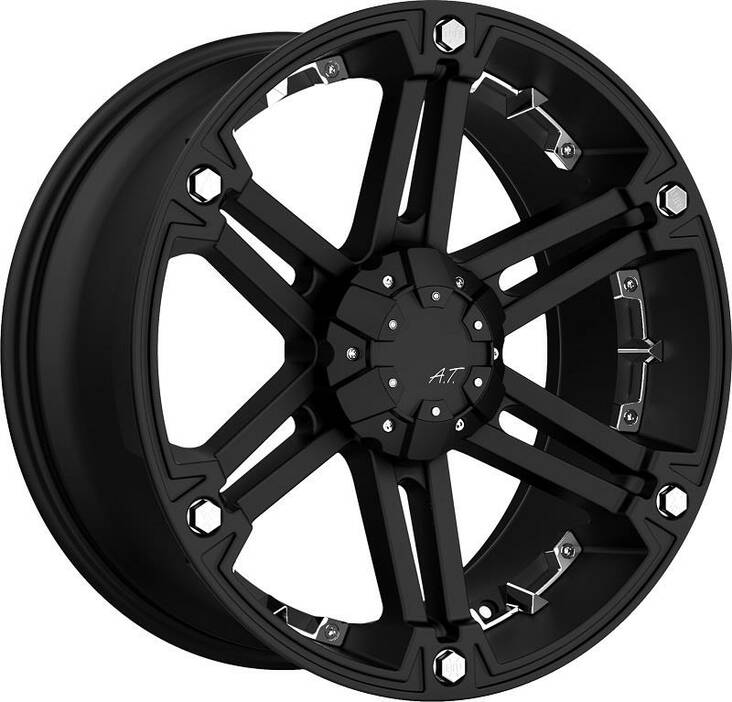 D01 Flatblack Chrome inserts 9x20 5/120/127 ET20 CB78.1 60° - Alumiinivanteet - 290534 - 1