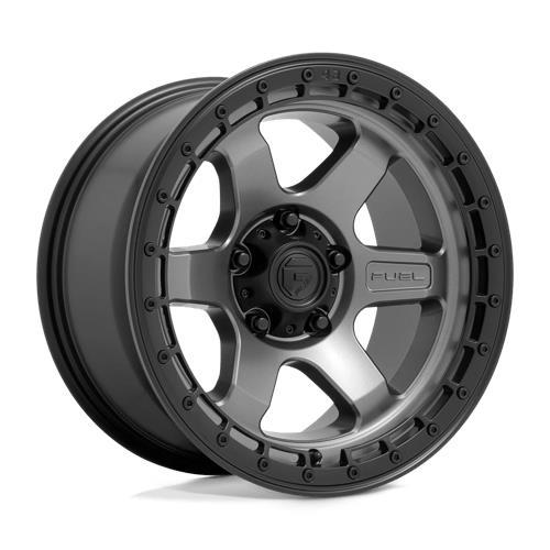 D752 BLOCK MATTE GUNMETAL W/ BLACK RING 9x18 6/139,7 ET-12 CB106,1 60° - Alumiinivanteet - 328054 - 1