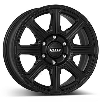 DOTZ Kalahari black 8x17 6/139,7 ET30 CB93,1 60° - Alumiinivanteet - 297144 - 1
