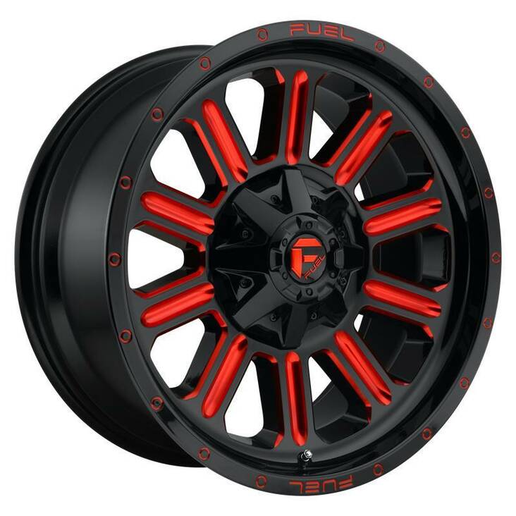 FC621 GLOSS BLACK RED TINTED CLEAR 8x15 5/114,3/120, ET-18 CB72,6 60° - Alumiinivanteet - 246734 - 1