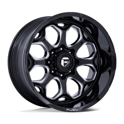 FC862 SCEPTER GLOSS BLACK MILLED 9x20 8/170 ET1 CB125,1 60° - Alumiinivanteet - 331664 - 1