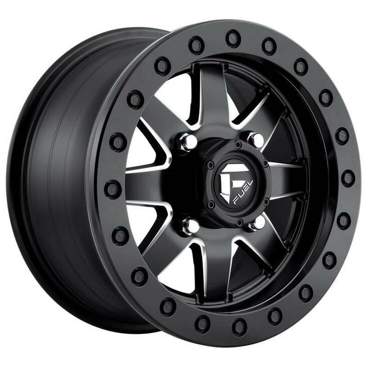 FV938 MATTE BLACK MILLED 7x15 4/137 ET38 CB110.1 60° - Alumiinivanteet - 244784 - 1