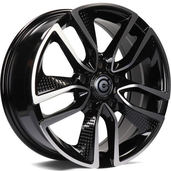 Force Black Front Polished 6,5x16 5/114,3 ET40 CB73.1 60° - Alumiinivanteet - 320144 - 1