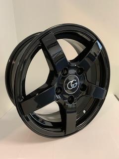 GG Trailer 2 Black 5,5x14 5/112 ET30 CB70,1 950 Kg 60° - Alumiinivanteet - 234954 - 1
