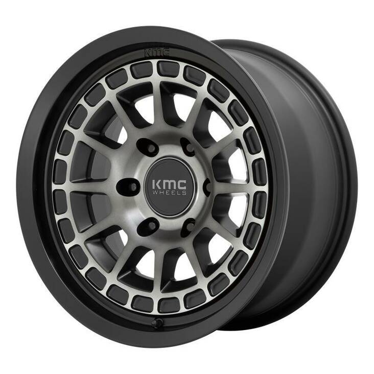KM719 CANYON SATIN BLACK W/ GRAY TINT 8x17 5/114,3 ET35 CB72.6 60° - Alumiinivanteet - 331264 - 1