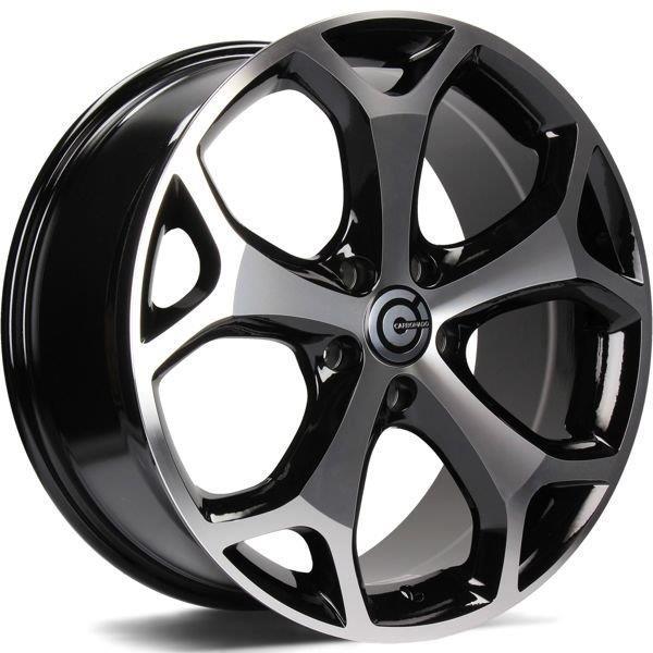 LASVEGAS Black Front Polished 6,5x16 5/108 ET50 CB63,4 60° - Alumiinivanteet - 313484 - 1