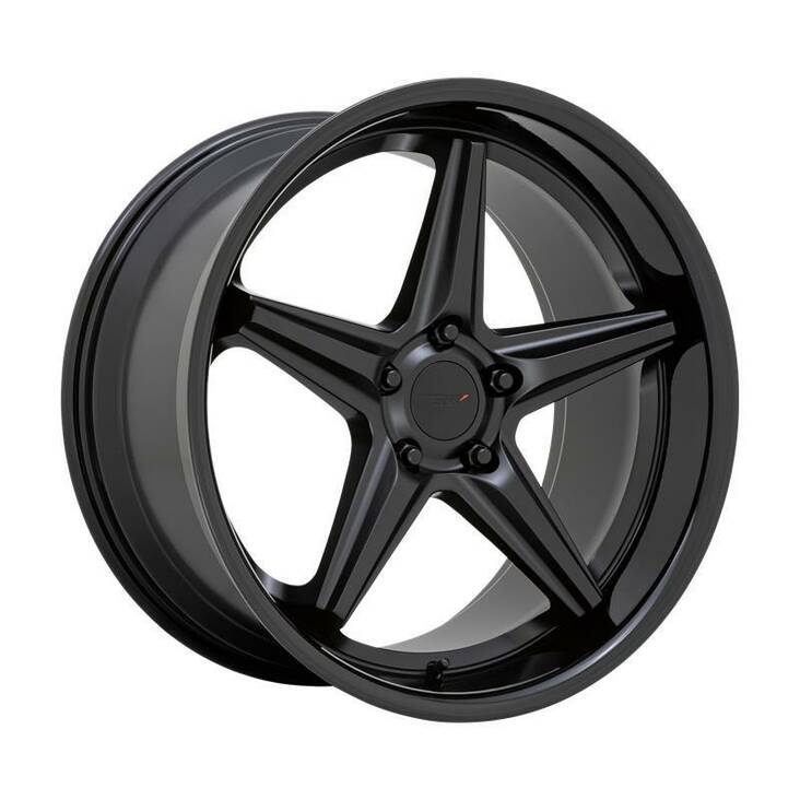 LAUNCH MATTE BLACK W/ GLOSS BLACK LIP 8,5x20 5/120 ET35 CB76,1 60° - Alumiinivanteet - 302464 - 1