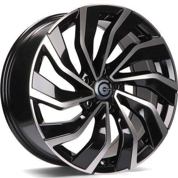 Lynx Black Front Polished 8x18 5/112 ET45 CB66,5 60° - Alumiinivanteet - 314174 - 1