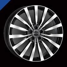 MAK Krone Black Mirror 8x18 5/112 ET48 CB66,6 R14 - Alumiinivanteet - 214334 - 1
