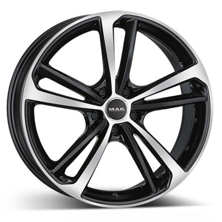MAK Nurburg Black Mirror 8x19 5/112 ET42 CB57,1 R13 - Alumiinivanteet - 202954 - 1