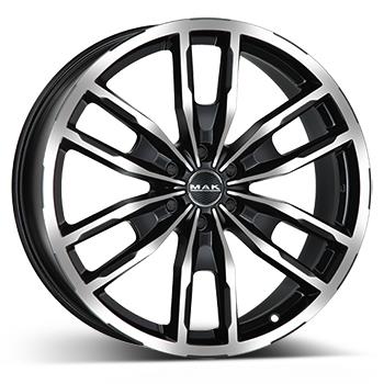 MAK Peak Black Mirror 7,5x17 6/139,7 ET25 CB106,1 60° - Alumiinivanteet - 305684 - 1
