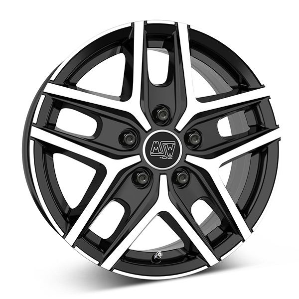 MSW 40 Van G.Blk/Pol 6,5x16 5-120 E50 C65,1 R14 - Alumiinivanteet - 8027529171204 - 1