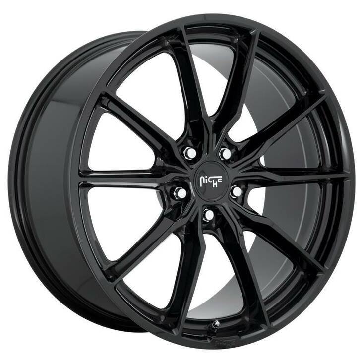 NC240 GLOSS BLACK 9,5x19 5/112 ET50 CB66,5 60° - Alumiinivanteet - 289204 - 1