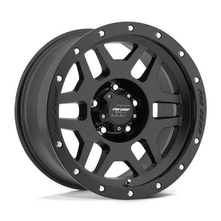 PA41 PHASER SATIN BLACK 9x17 6/139,7 ET-6 CB108.0 60° - Alumiinivanteet - 327544 - 1