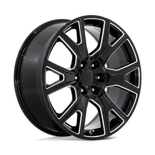 PR199 GLOSS BLACK MILLED 9x22 6/139,7 ET28 CB78.1 60° - Alumiinivanteet - 325494 - 1