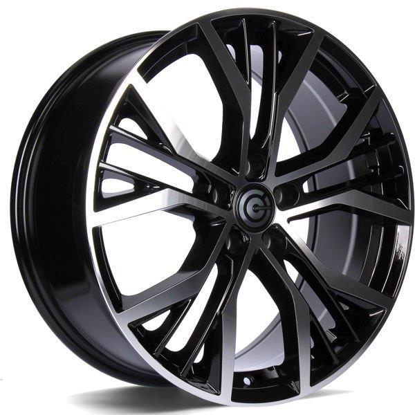 Power Black Front Polished 7,5x17 5/112 ET42 CB57.1 60° - Alumiinivanteet - 313494 - 1