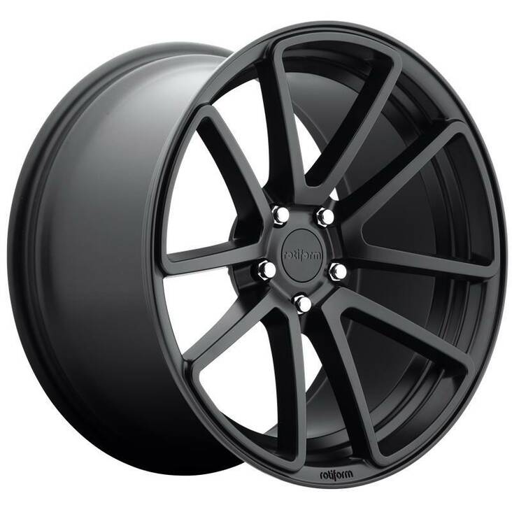 RC122 MATTE BLACK 8,5x18 5/112 ET35 CB66,5 60° - Alumiinivanteet - 280624 - 1