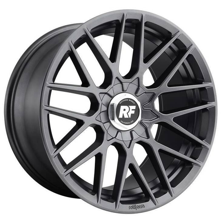 RC141 MATTE ANTHRACITE 8,5x19 5/100/112 ET35 CB66,6 60° - Alumiinivanteet - 286784 - 1