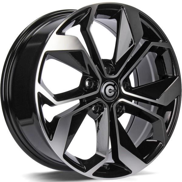 Raptor Black Front Polished 7x17 5/114,3 ET45 CB73.1 60° - Alumiinivanteet - 313564 - 1