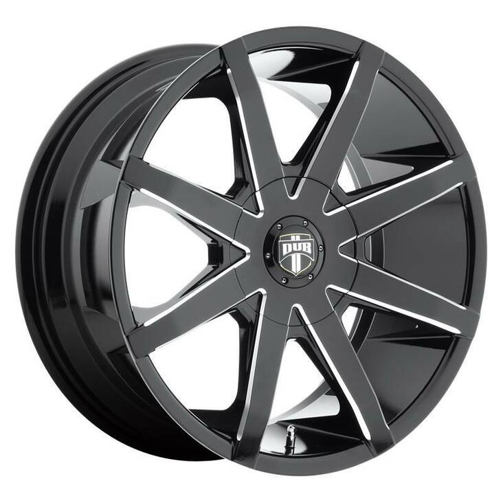 S109 PUSH GLOSS BLACK MILLED 8,5x20 6/120/132 ET35 CB74.6 60° - Alumiinivanteet - 298254 - 1