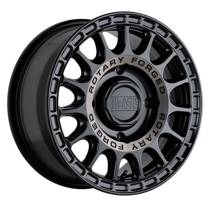 SANDSTORM SEMI GLOSS BLACK W/ MACHINED DARK TINT R 8,5x18 6/139,7 ET0 CB112,1 60° - Alumiinivanteet - 289294 - 1