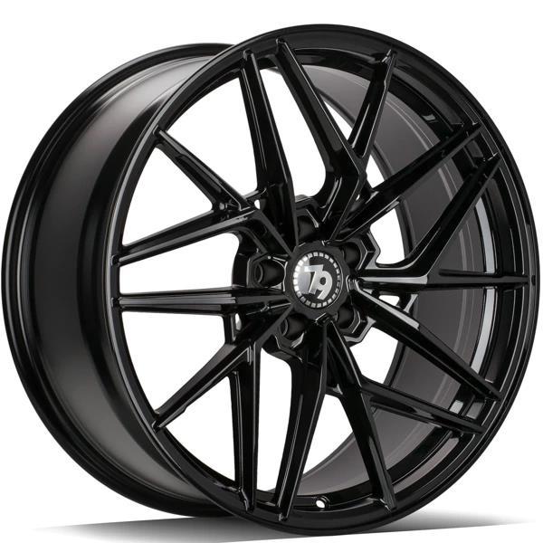 SCF-I Black Glossy 9x20 5/112 ET30 CB66.5 60° - Alumiinivanteet - 333224 - 1