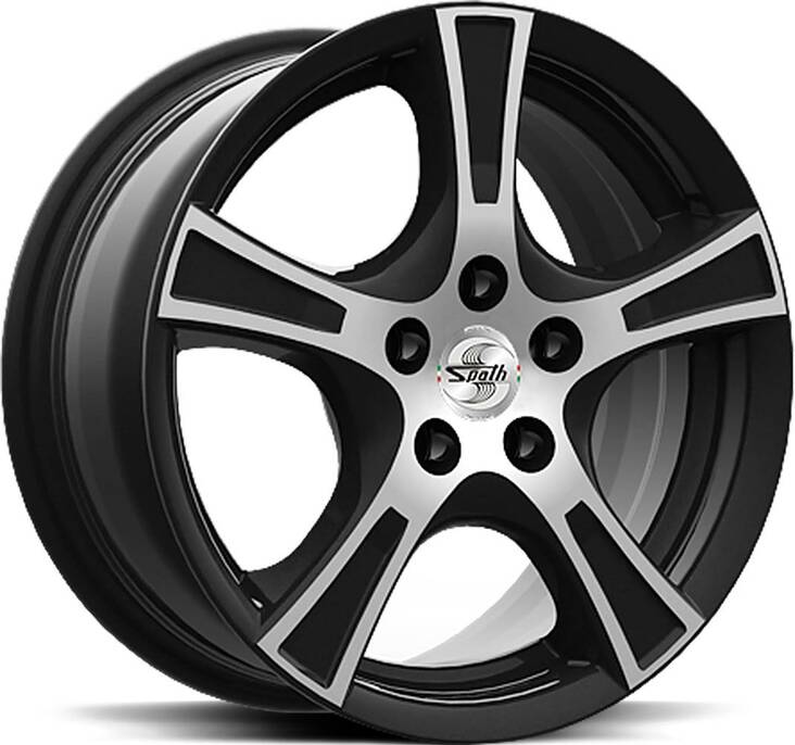 SPATH SP01 Trailer Black Matt Pol 5,5x14 5/112 ET30 CB66.6 60° - Alumiinivanteet - 28424 - 1