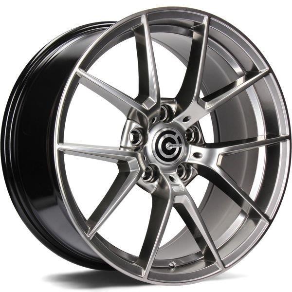 Spider Diamond Hyper Black 8,5x18 5/120 ET33 CB72.6 60° - Alumiinivanteet - 313584 - 1