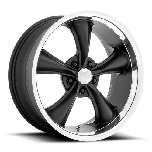 VN338 BOSS TT TEXTURED BLACK W/ DIAMOND CUT LIP 8x18 5/114,3 ET2 CB72,6 60° - Alumiinivanteet - 327764 - 1