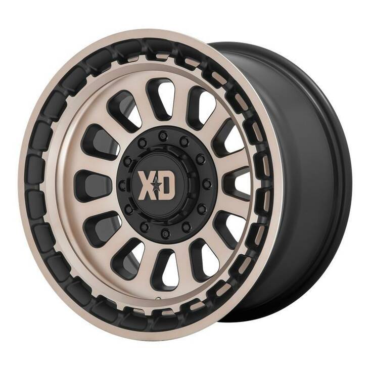 XD856 OMEGA SATIN BLACK W/ BRONZE TINT 9x17 6/135/139,7 ET-12 CB106,1 60° - Alumiinivanteet - 327864 - 1