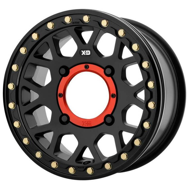 XS235 Satin Black 6x15 4/110 ET38 CB86,0 60° - Alumiinivanteet - 237834 - 1