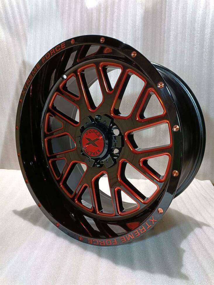 Xtreme Force XF10 Red Milled 10x20 6/139,7 ET-25 CB106,1 60° - Alumiinivanteet - 318484 - 1