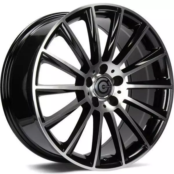 Performance Black Front Polished 9,5x20 5/112 ET45 CB66.5 60° - Alumiinivanteet - 313774 - 1