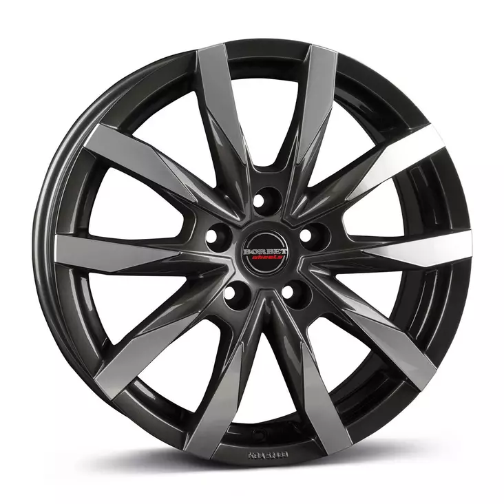 BORBET CW5 Mist Antracite Gloss Polis 7,5x18 5/118 ET53 CB71.1 60° - Alumiinivanteet - 339884 - 1