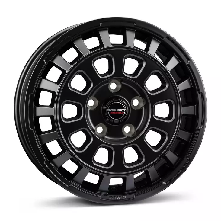 BORBET CW7 black matt 7,5x18 5/130 ET53 CB78.1 60° - Alumiinivanteet - 339914 - 1