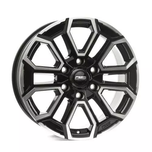 C35 Black Polished 8x18 6/139,7 ET45 60° - Alumiinivanteet - 360614 - 1