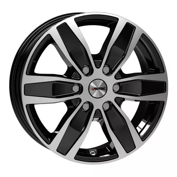 Quantro 6 Black Polished 7x17 6/120 ET45 60° - Alumiinivanteet - 360624 - 1