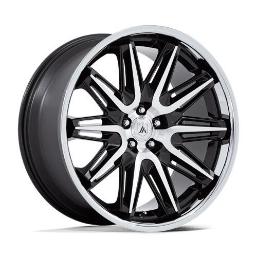 ABL-47 IMPERATOR GLOSS BLACK MACHINED W/ SS LIP 9x20 5/120 ET27 CB72,6 60° - Alumiinivanteet - 340864 - 1