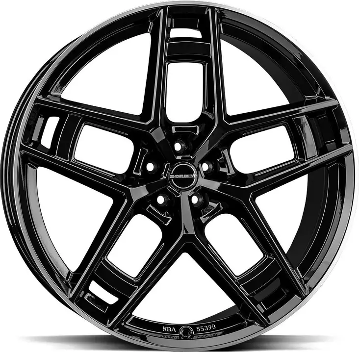 BORBET TF Black Rim Pol Gloss 10,5x24 5/120 ET34 CB72.5 Flat - Alumiinivanteet - 356214 - 1
