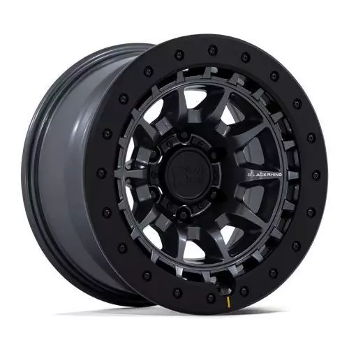 BR016 TUSK MATTE GUNMETAL W/ BLACK ROCK GUARD 8,5x17 6/139,7 ET0 CB106.1 60° - Alumiinivanteet - 353734 - 1