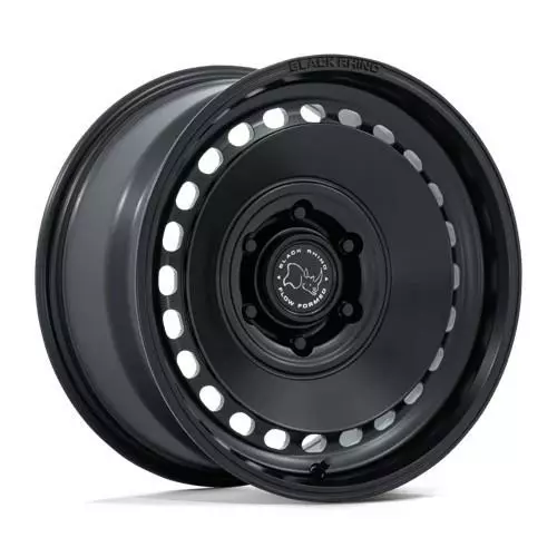 BR036 BASIN MATTE BLACK 8,5x17 6/135 ET0 CB87.1 60° - Alumiinivanteet - 368624 - 1