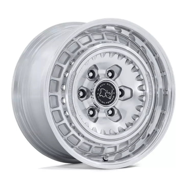 BR601 BASTION GLOSS SILVER W/ MACHINED FACE POLISH 8,5x17 6/139,7 ET0 CB106.1 60° - Alumiinivanteet - 374434 - 1
